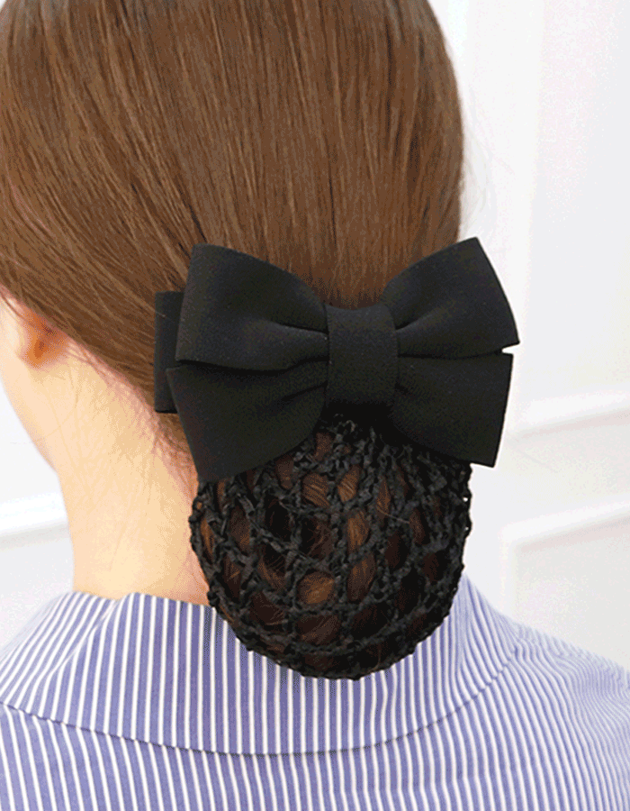 ハンドメイド ルミナス ヘアネット お団子 ナース 韓国製