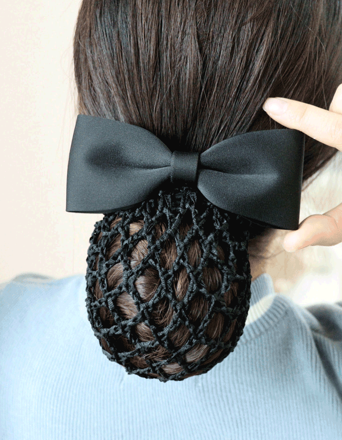 ハンドメイド ボウタイ ヘアネット ナース 韓国製