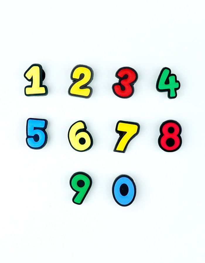 数字 シューズチャーム デコパーツ ナース 韓国製