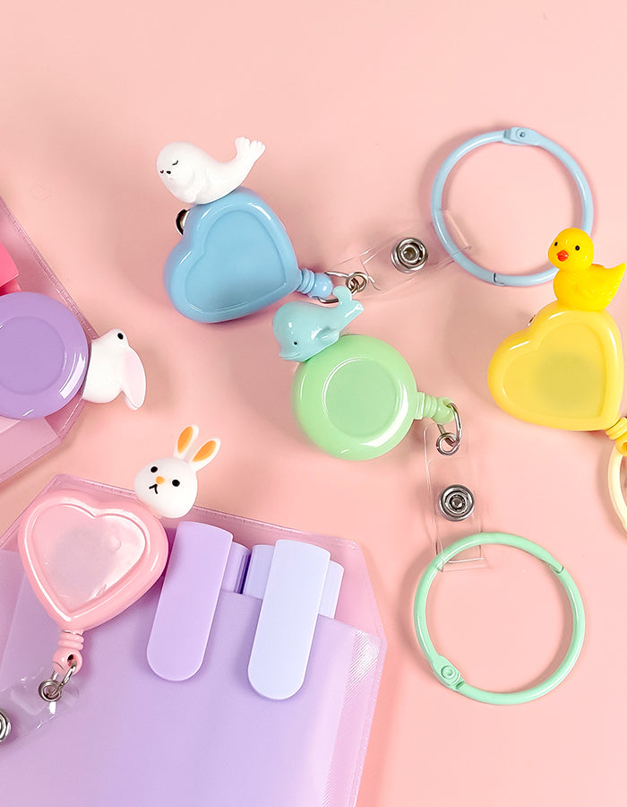 ヘッドスタンドシリーズ リールホルダー テープホルダー ナース IDカード 韓国製