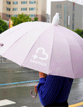 水滴キャッチ カバー付き ワンタッチ傘 8色 梅雨